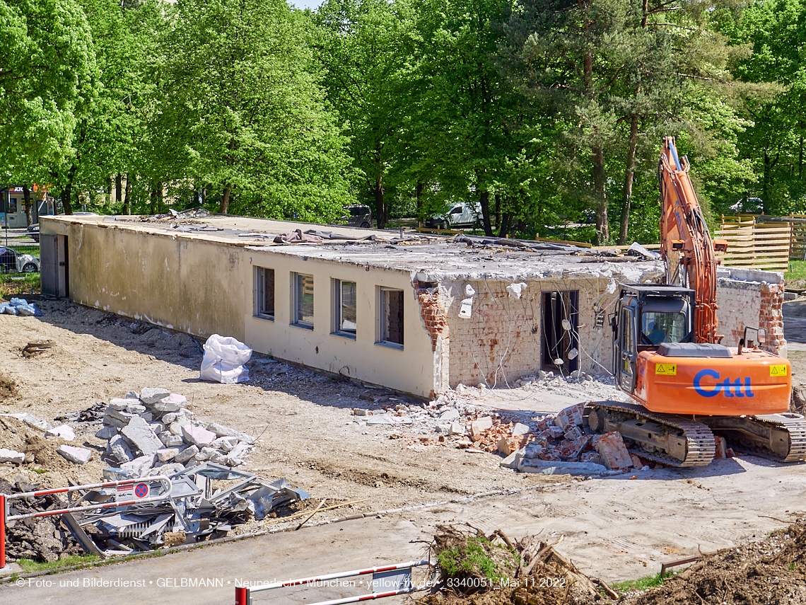 11.05.2022 - Baustelle am Haus für Kinder in Neuperlach